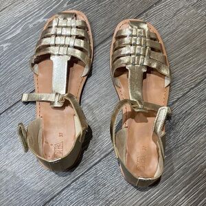 Brand new Gold Zara 37 kids or adult 7